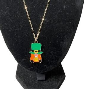 Irish Leprechaun Necklace  12" St. Patrick Day